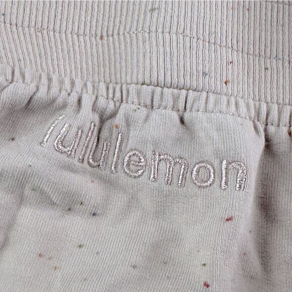 RARE Lululemon LA Warm Down HR Joggers - MINK PINK Confetti print - Picture 5 of 7